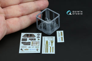 Quinta Studio QD+48583 Westland Lysander Mk.III 3D-Printed &amp;amp; coloured Interior on decal paper (Airfix) (with 3D-printed resin parts) 1/48 – immagine 5
