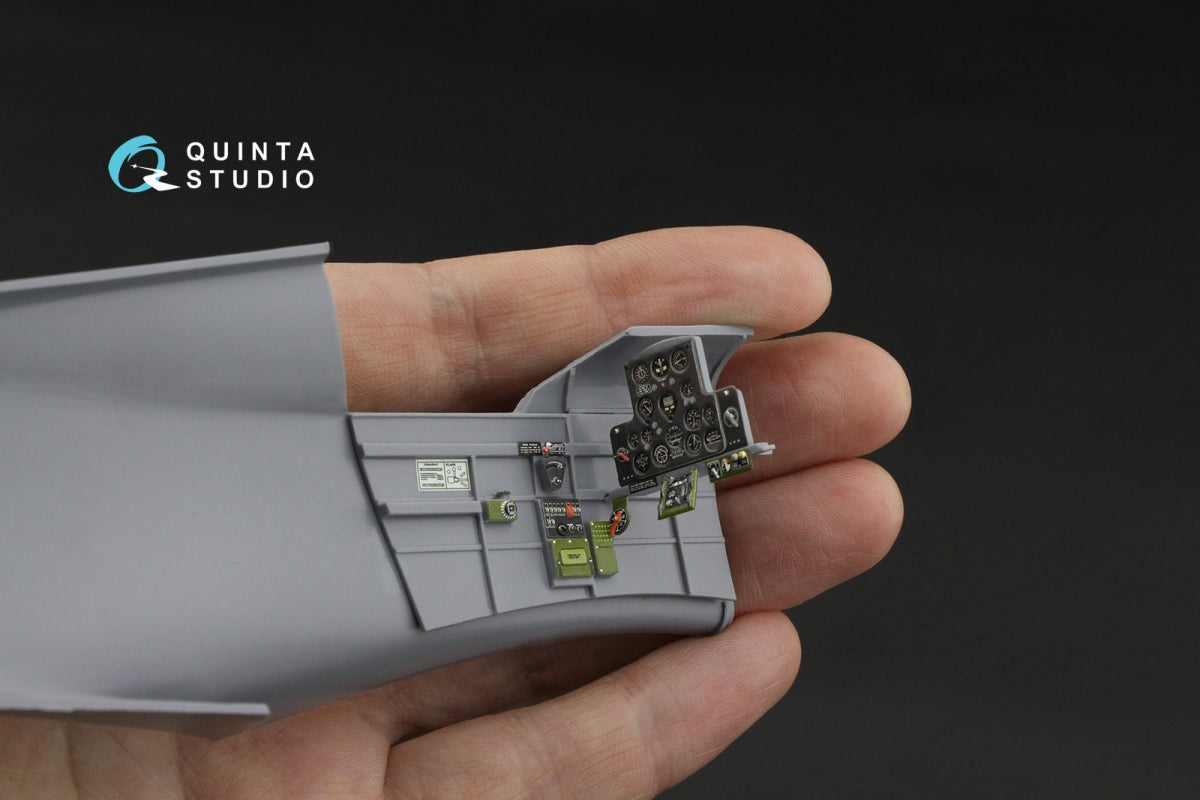Quinta Studio QD32255 Curtiss H-75 Hawk 3D-Printed &amp;amp; coloured Interior on decal paper (Special Hobby) 1/32 – imagen 3