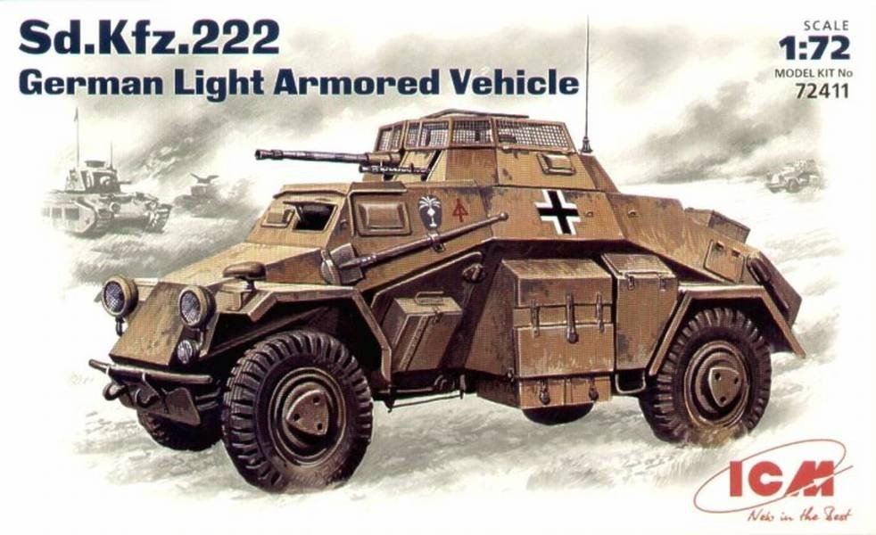 ICM 72411 Sd.Kfz.222 1/72