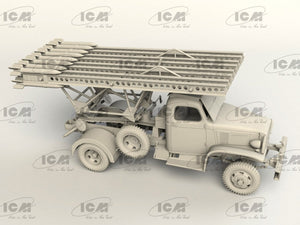 ICM 35596 BM-13-16 on G7107 chassis with Soviet crew 1/35 – immagine 3