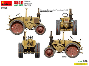 MiniArt 24005 GERMAN INDUSTRIAL TRACTOR D8511 MOD. 1936 1/24 – Bild 5
