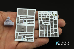 Quinta Studio QD+35106 AH-64D 3D-Printed &amp;amp; coloured Interior on decal paper (Takom) (with 3D-printed resin parts) 1/35 – zdjęcie 4