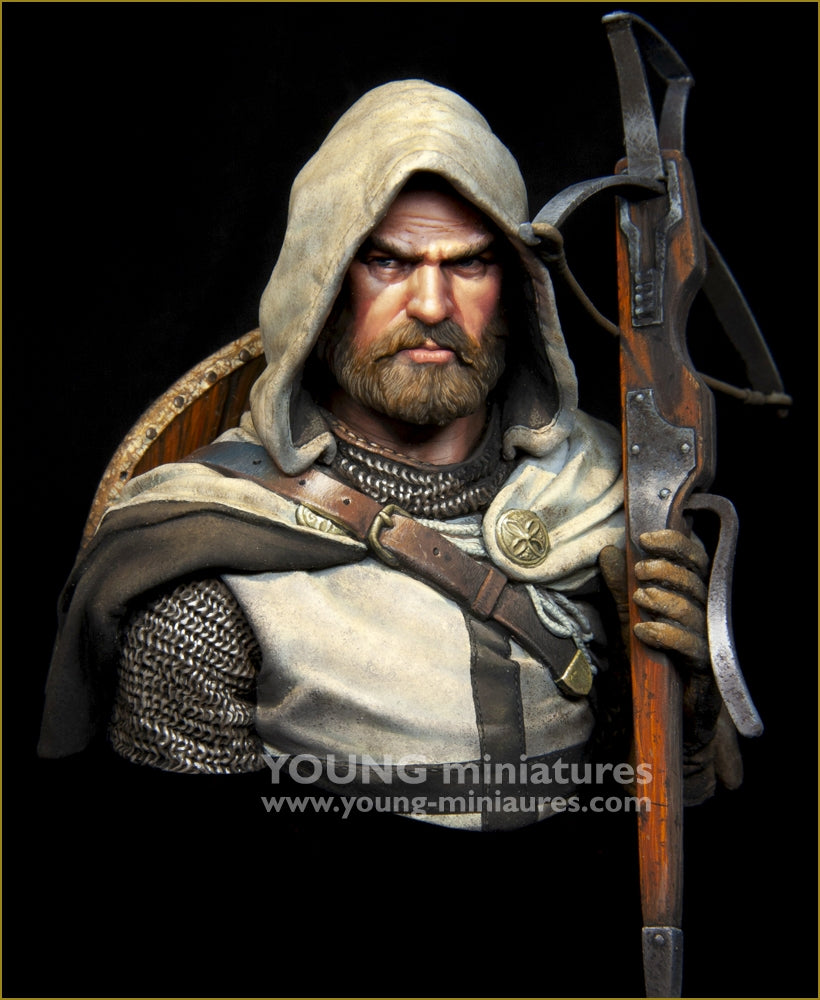 Young Miniatures YH1874 Teutonic Knight with Crossbow 1/10