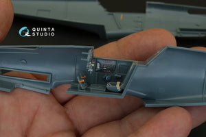 Quinta Studio QD48083 Bf 109F-2/F-4 3D-Printed &amp;amp; colored Interior on decal paper (for Eduard kit) 1/48 – image 11