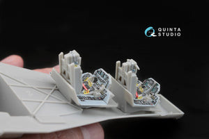 Quinta Studio QD48032 F-16D 3D-Printed &amp;amp; coloured Interior on decal paper (for Hasegawa kit) 1/48 – immagine 8
