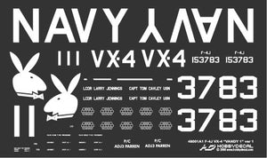 HobbyDecal AL48001V1 F-4J VX-4 Vandy1 Black Bunny October 1972 1/48 – immagine 5