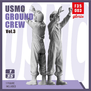 Gloria F35003 USMC Ground Crew Type 3 3D Printed Figures 1/35 – immagine 2