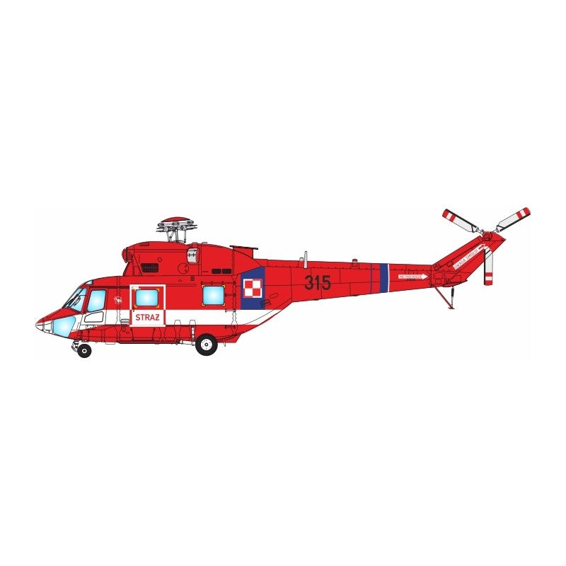 Answer AA72004 PZL W-3/W-3A Sokół 103 Pułk Lotniczy NJW 1/72 – immagine 3
