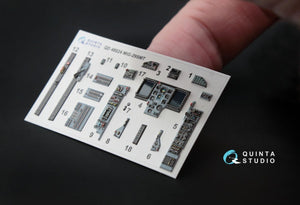 Quinta Studio QD48024 MiG-29 SMT (9-19) 3D-Printed &amp;amp; coloured Interior on decal paper (for GWH kits) 1/48 – imagen 8