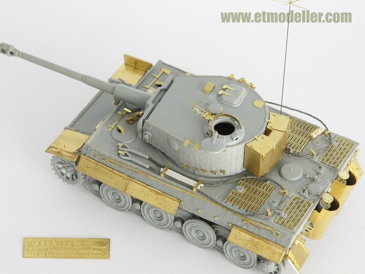 ET Model E72-024 WWII German TIGER I Early Production Fenders For DRAGON Kit 1/72