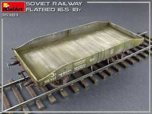 MiniArt 35303 Soviet Railway Flatbed 16,5-18t 1/35 – Bild 8