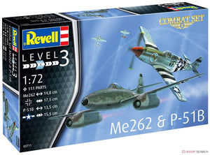 Revell 03711 Combat Set Me262 &amp;amp; P-51B 1/72