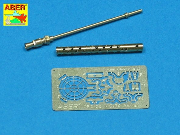 Aber 16L-02 Lufa do niemieckego karabinu maszynowego MG34 / Turned barrel for German machine gun MG34 1/16