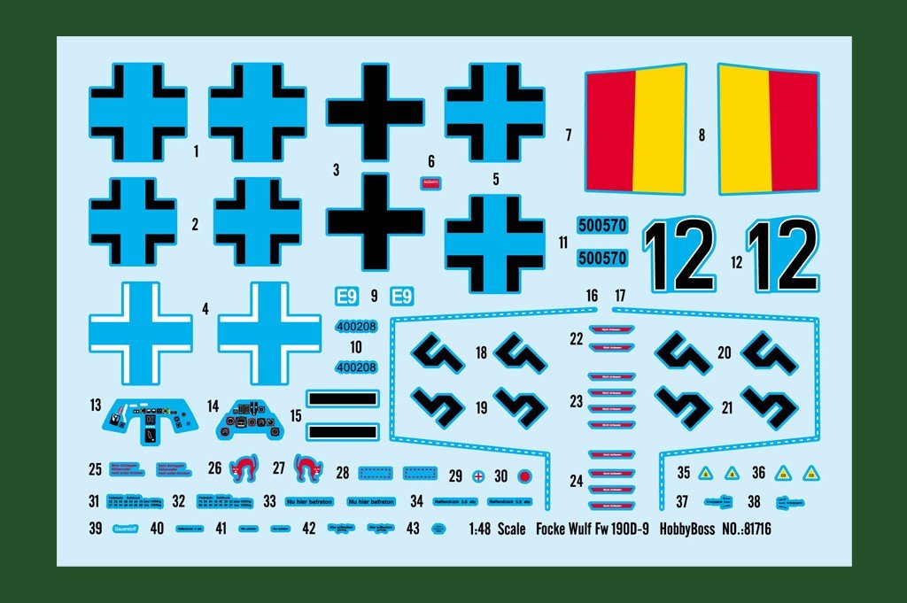 Hobby Boss 81716 Focke Wulf Fw 190D-9 1/48 – immagine 3
