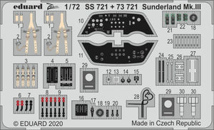 Intérieur du Sunderland Mk. III Eduard 73721, échelle 1/72, SPECIAL HOBBY