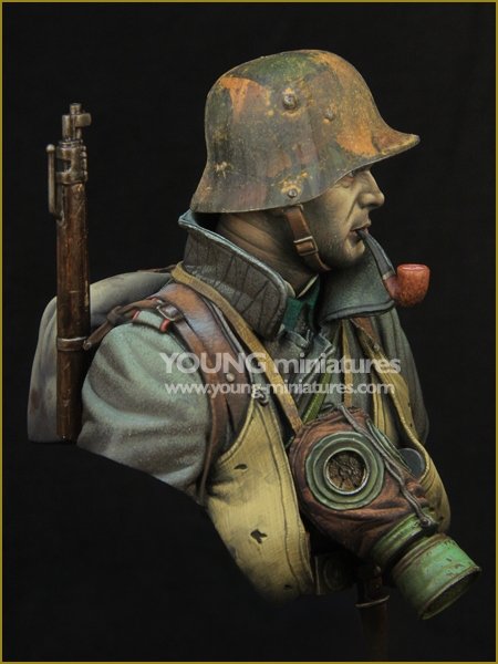 Young Miniatures YM1857 GERMAN STORMTROOPER WWI 1/10 – Bild 7
