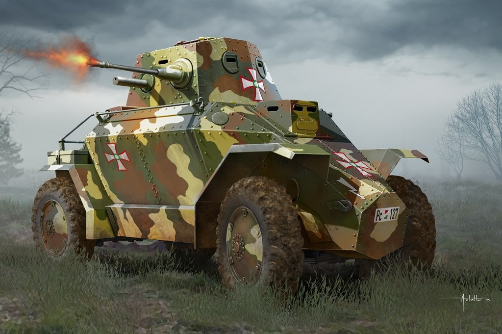 Hobby Boss 83866 Hungarian 39M CSABA Armored Car 1/35