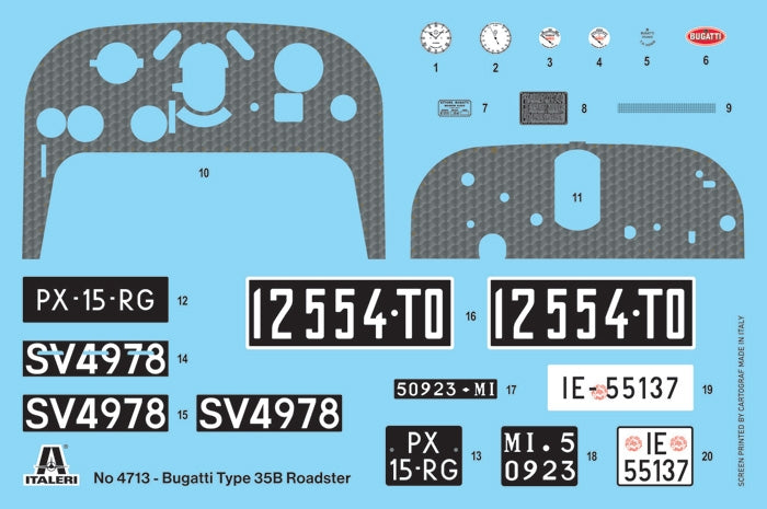 Italeri 4713 Bugatti Type 35B Roadster 1/12 – image 6