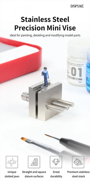 DSPIAE AT-MV Stainless Steel Precision Mini Vise / Imadło – Bild 2