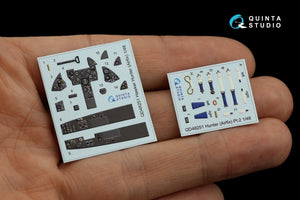 Quinta Studio QD48251 Hawker Hunter 3D-Printed &amp;amp; coloured Interior on decal paper (Airfix) 1/48 – imagen 7