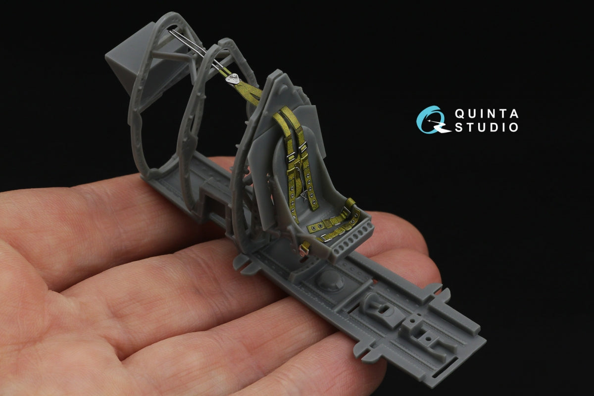 Quinta Studio QR+32045 British Fighter Seatbelts, pre-war/early WWII (with metal buckles) (All kits) 1/32 – immagine 5