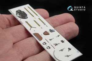 Quinta Studio QD48021 I-16 type 5 3D-Printed &amp;amp; coloured Interior on decal paper 1/48 – imagen 6