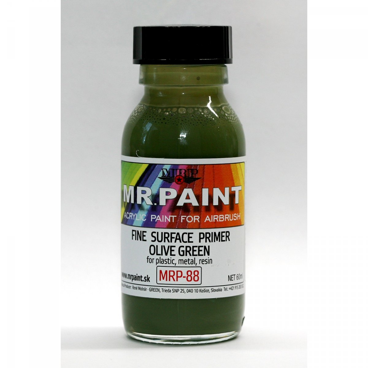 MR. Paint MRP-LPO FINE SURFACE PRIMER-OLIVE GREEN 50ml