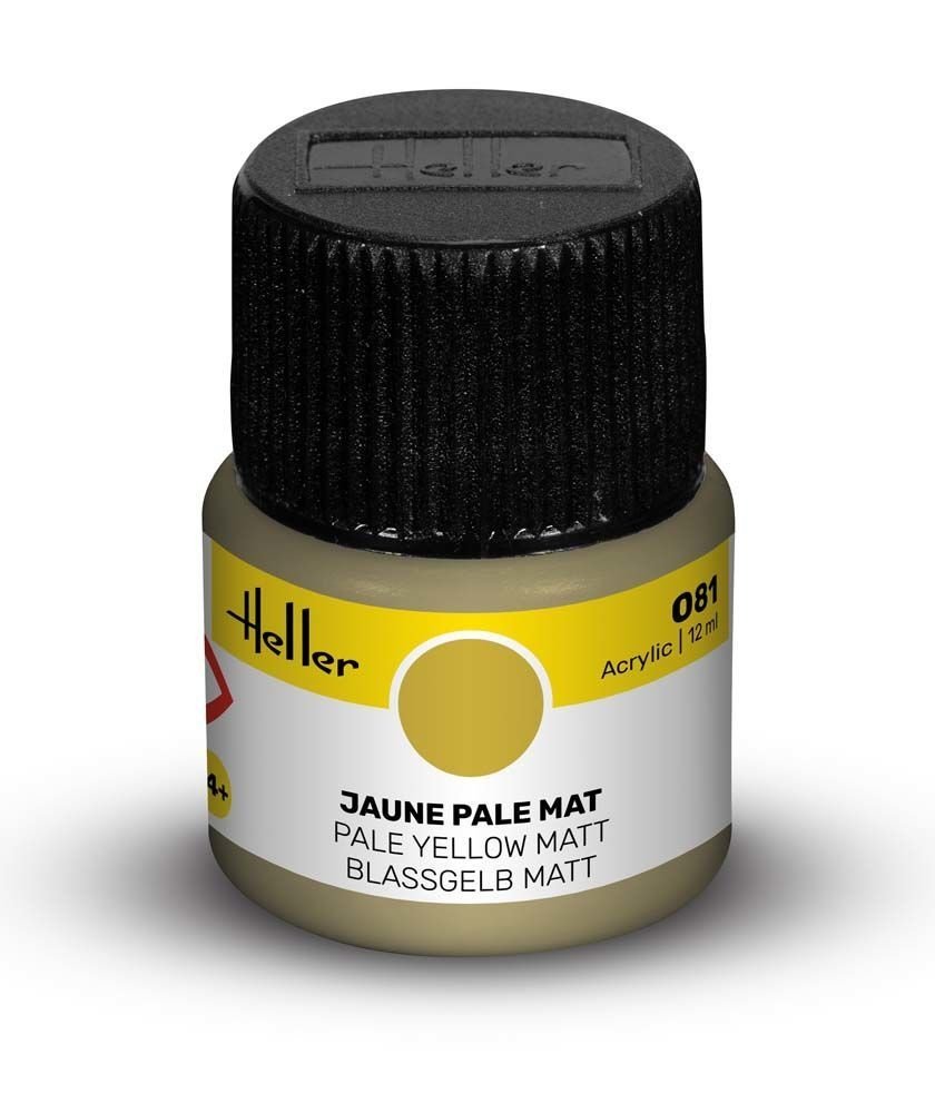 Heller 9081 081 Pale Yellow - Matt 12ml