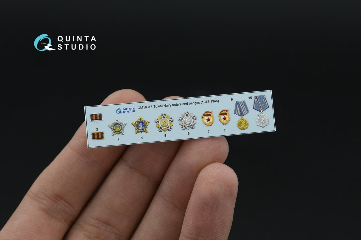 Quinta Studio QM10013 Soviet Navy orders and badges (1942-1945) 1/10 – immagine 5