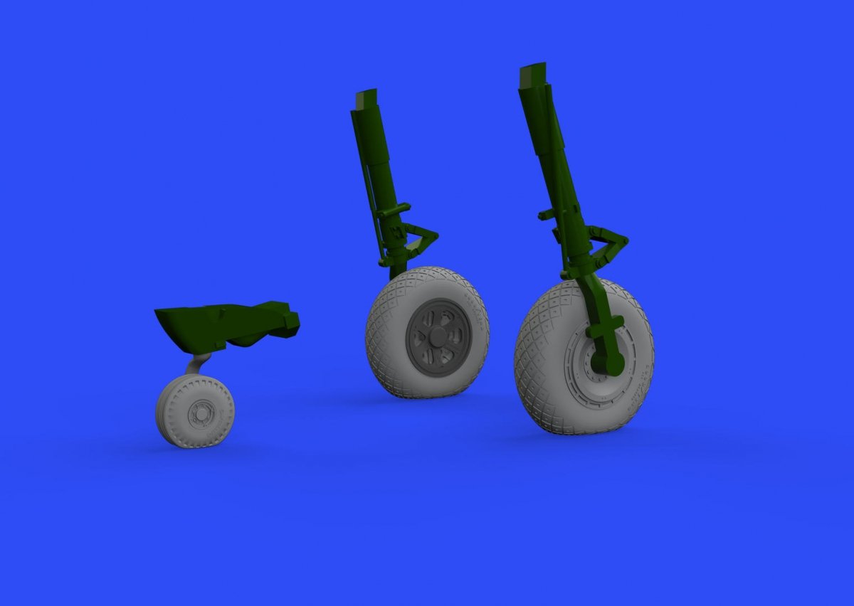 Eduard 648484 P-47D wheels 1/48 TAMIYA – imagen 2