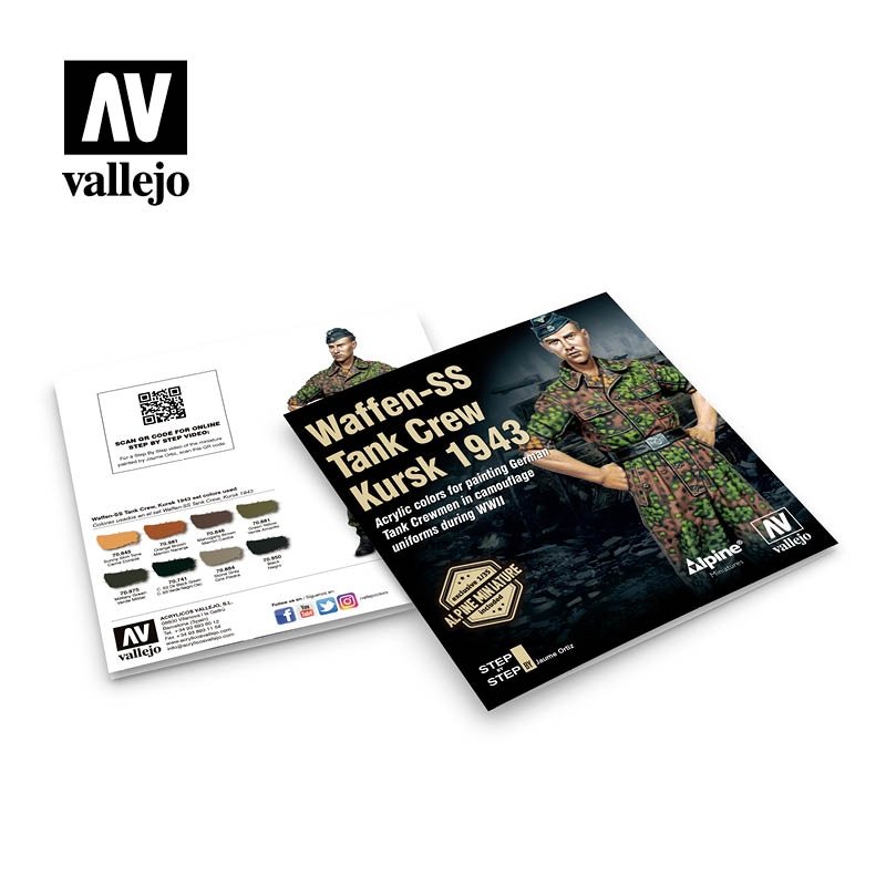 Vallejo 70249 Waffen-SS Tank Crew, Kursk 1943 8x17ml – immagine 3