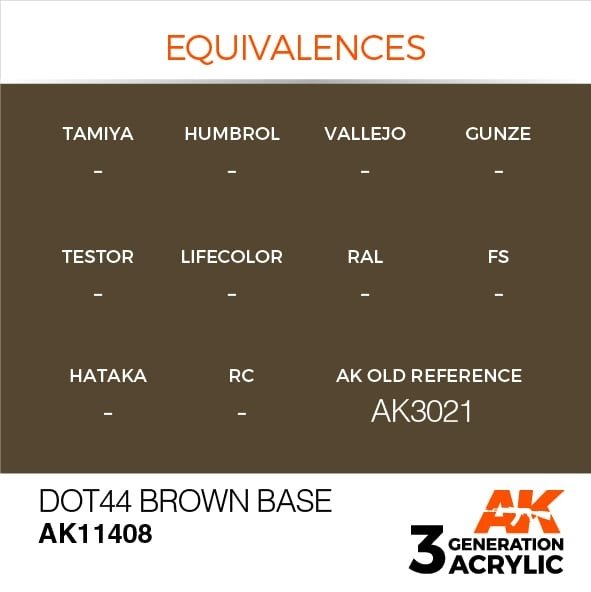 AK Interactive AK11408 Dot44 Base brune 17 ml – image 3