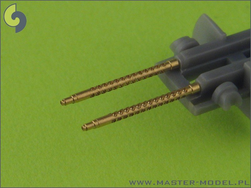 Master AM-48-029 Browning AN/M2 aircraft .30 caliber (7,62mm) barrels (2pcs) 1/48 – imagen 2