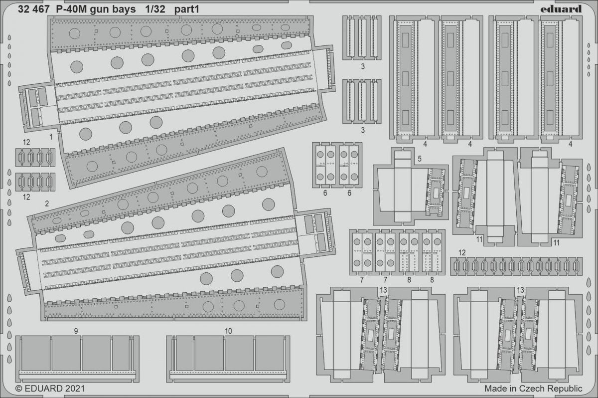 Eduard BIG33134 P-40M part II 1/32 – immagine 4
