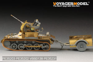 Voyager Model PE35203 FLAK Panzer I Ausf A For DRAGON 6220 1/35 – immagine 6