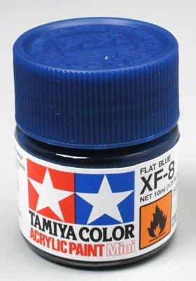 Tamiya XF8 Flat Blue (81708) Acrylic paint 10ml – zdjęcie 2