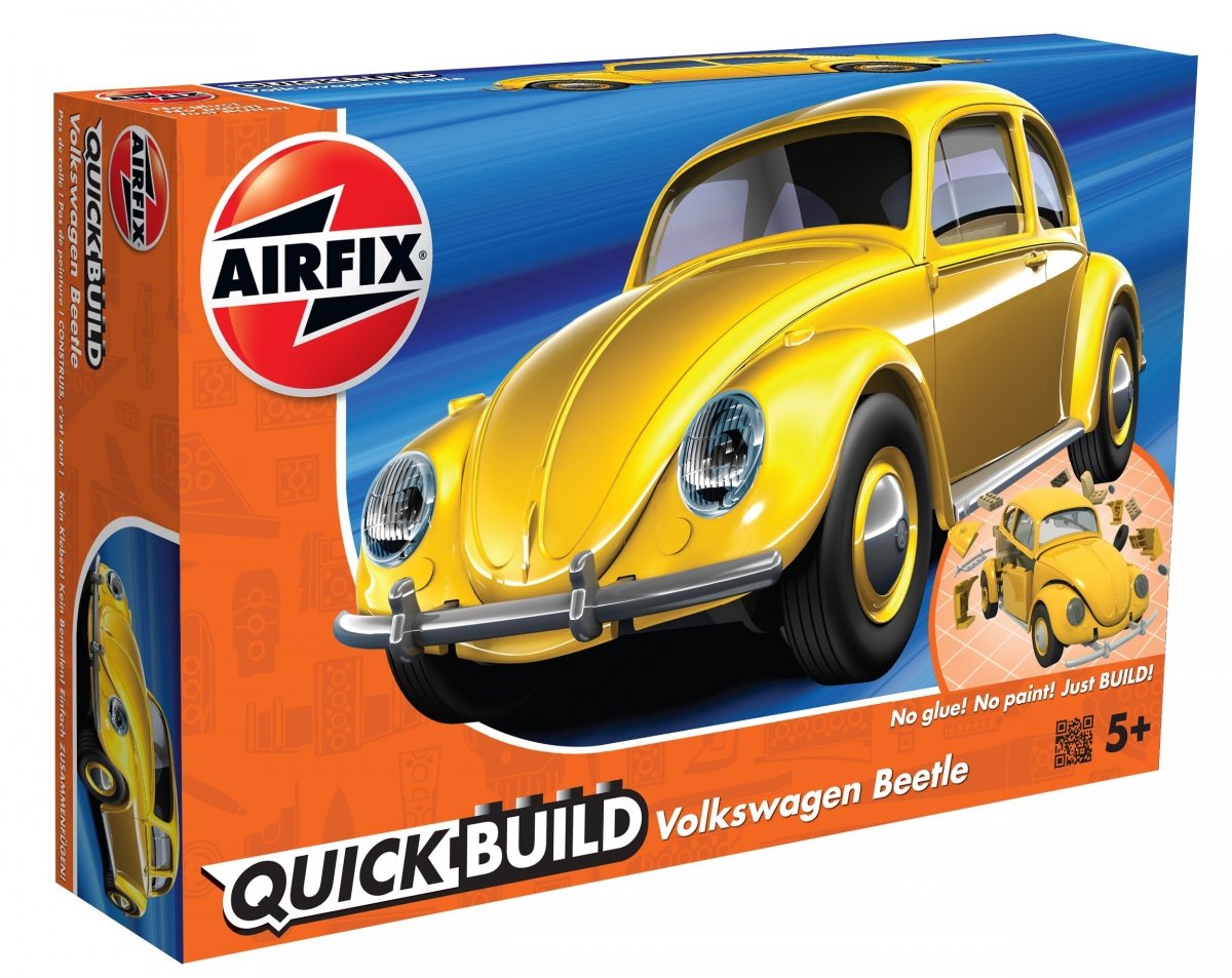Airfix 6023 QUICK BUILD VW Beetle yellow – immagine 2