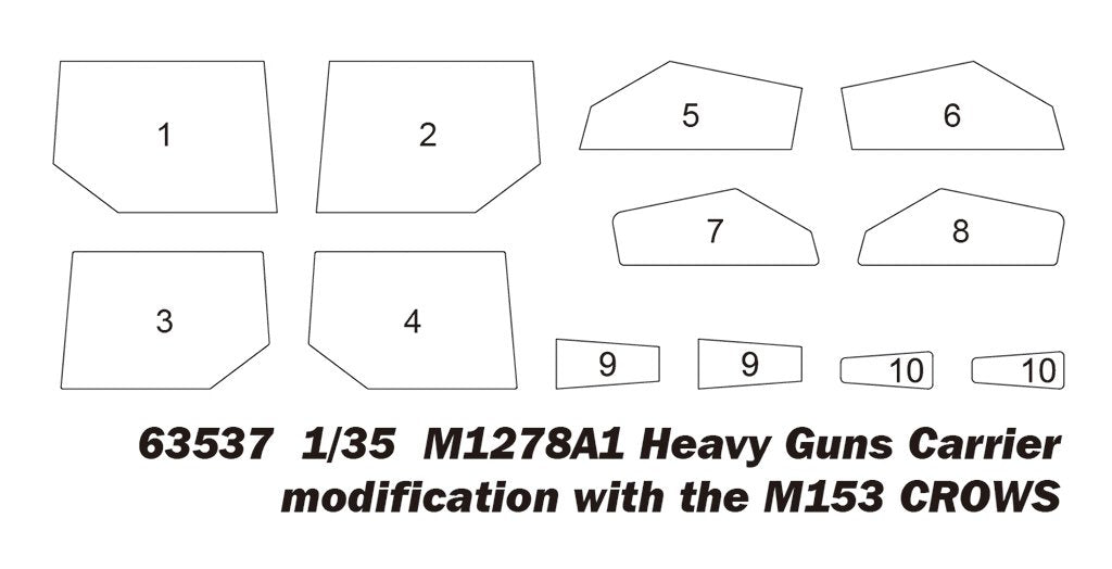 I Love Kit 63537 M1278A1 Heavy Guns Carrier Modification With The M153 CROWS 1/35 – immagine 3