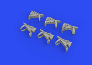 Eduard 648778 Luftwaffe rudder pedals PRINT 1/48 – immagine 2