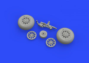 Eduard 648335 P-51D wheels AIRFIX 1/48 – Bild 2