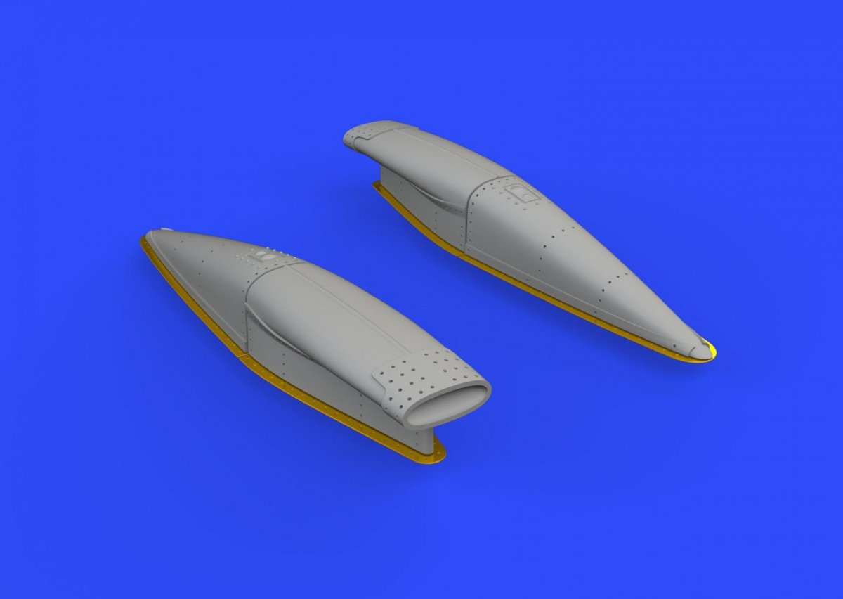 Eduard 648301 Crusader air intakes EDUARD, HASEGAWA 1/48 – imagen 2