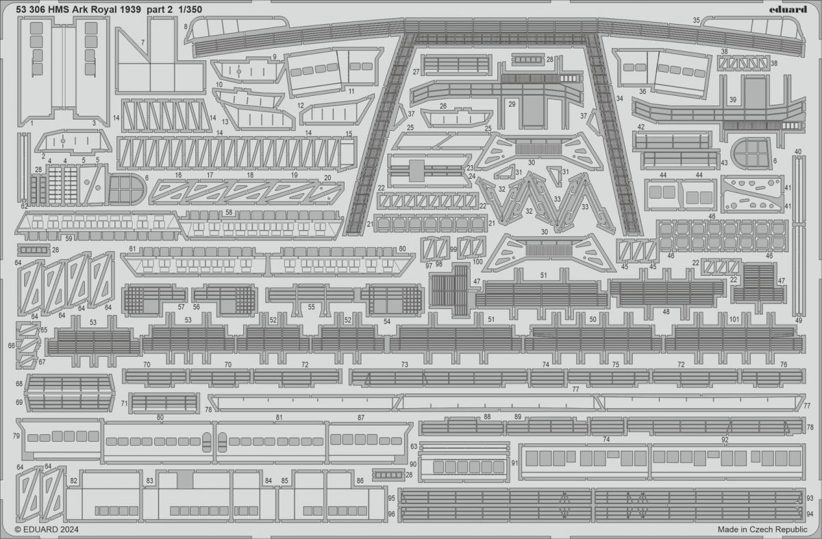 Eduard BIG5372 HMS Ark Royal 1939 I LOVE KIT 1/350 – immagine 2