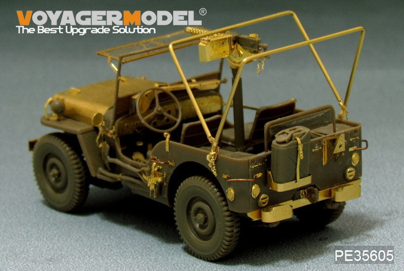 Maquette Voyager PE35605 Ford GPW américaine de la Seconde Guerre mondiale, 1/4 tonne, modèle 1942, pour Bronco 35107, échelle 1/35 – image 3