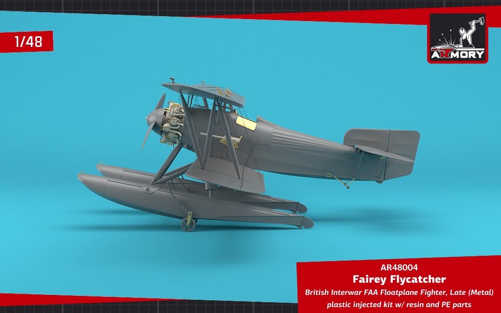 Armory Models 48004 Fairey Flycatcher British Interwar FAA Floatplane Fighter, Late (Metal) 1/48 – imagen 23