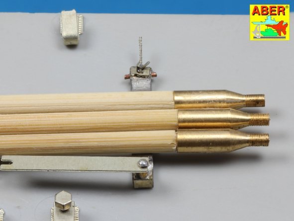 Aber 16052 Barrel cleaning rods with brackets for Tiger II 1/16 – zdjęcie 10