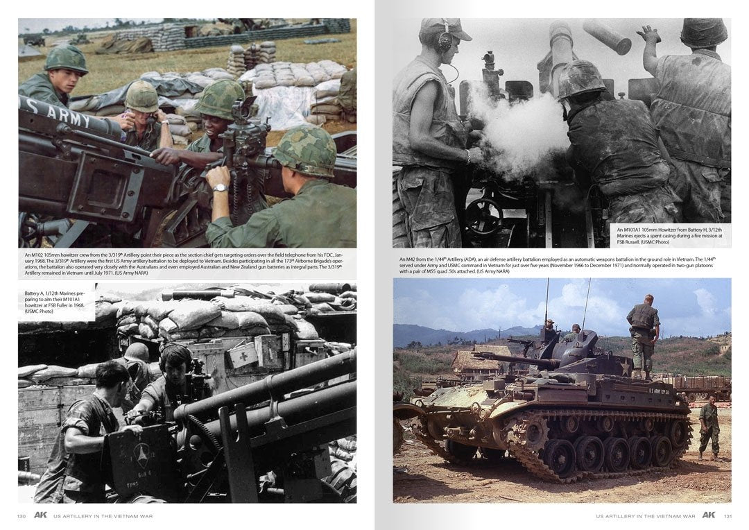 AK Interactive AK130007 L&amp;#39;ARTILLERIE AMÉRICAINE AU VIETNAM EN  – image 11