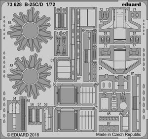 Eduard 73628 B-25C/D AIRFIX 1/72 – imagen 2