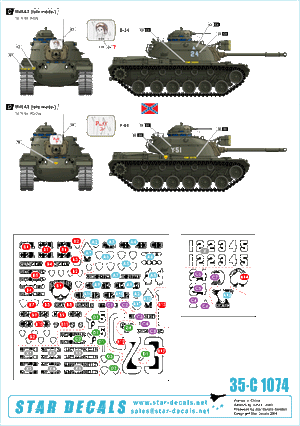 Star Decals 35-C1074 M48A3 Late model 1/35 – image 2