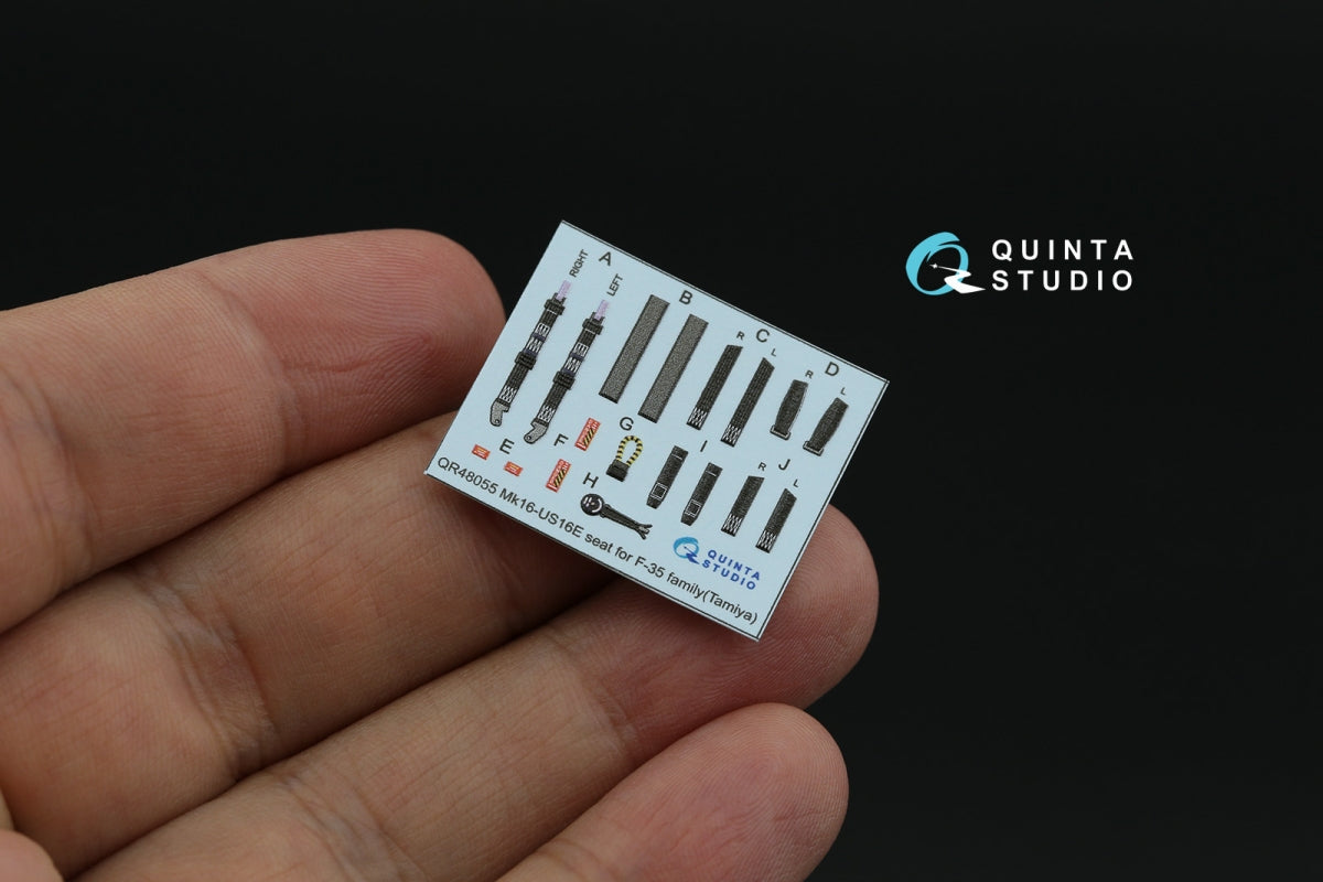Quinta Studio QD48440 F-35B 3D-Printed &amp;amp; coloured Interior on decal paper (Tamiya) 1/48 – Bild 9