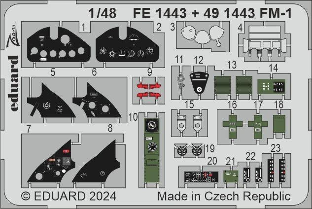 Eduard BIG49416 FM-1 TAMIYA 1/48 – immagine 5